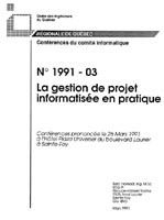 Conférence info-génie OIQ 1991-3