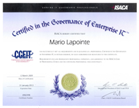 Certification Isaca CGEIT