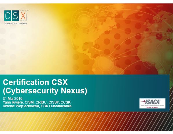 Certification CSX Isaca