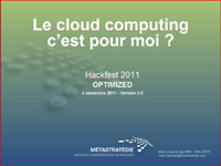 Cloud computing c'est pour moi 2011
