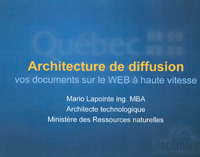 Architecture de diffusion 2001