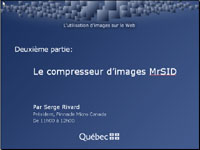 Compresseur d'images MrSID 2003