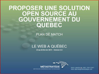 Proposer une solution open source 2011