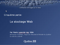 Stockage Web 2003